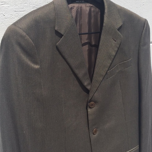 Armani Collezioni Herringbone Suit - Picture 2 of 8